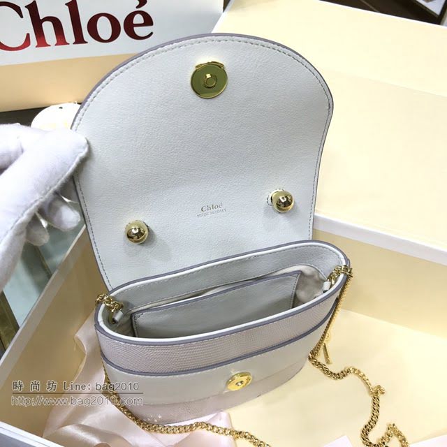 Chloe女包 克洛伊經典Aby lock蜥蜴紋圓環鏈條手袋 Chole手提肩背斜挎包  jjh1351